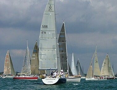 Yachts at Cowes Week, Isle of Wight